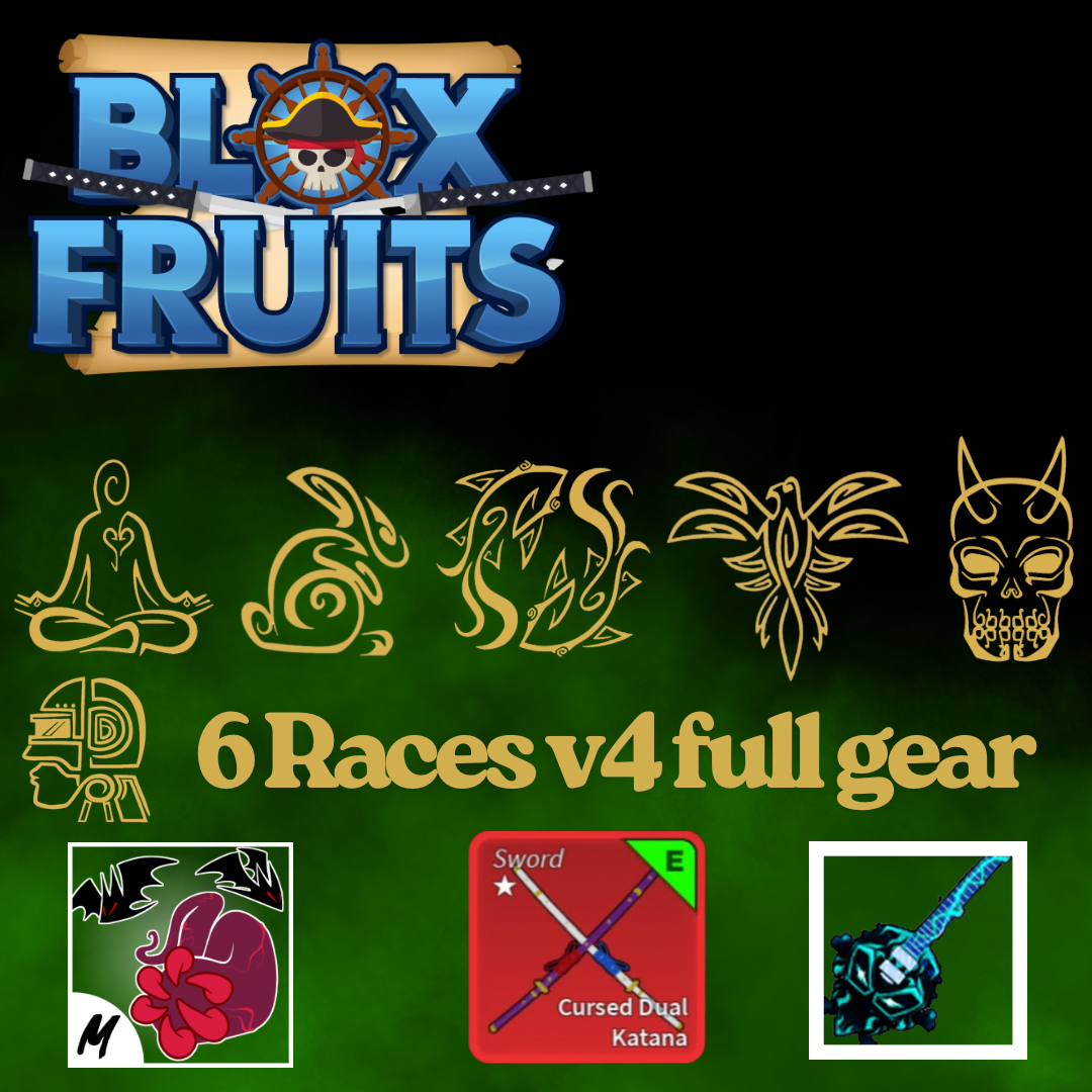 6 races v4 full gear + sanguine art + cdk + sg
